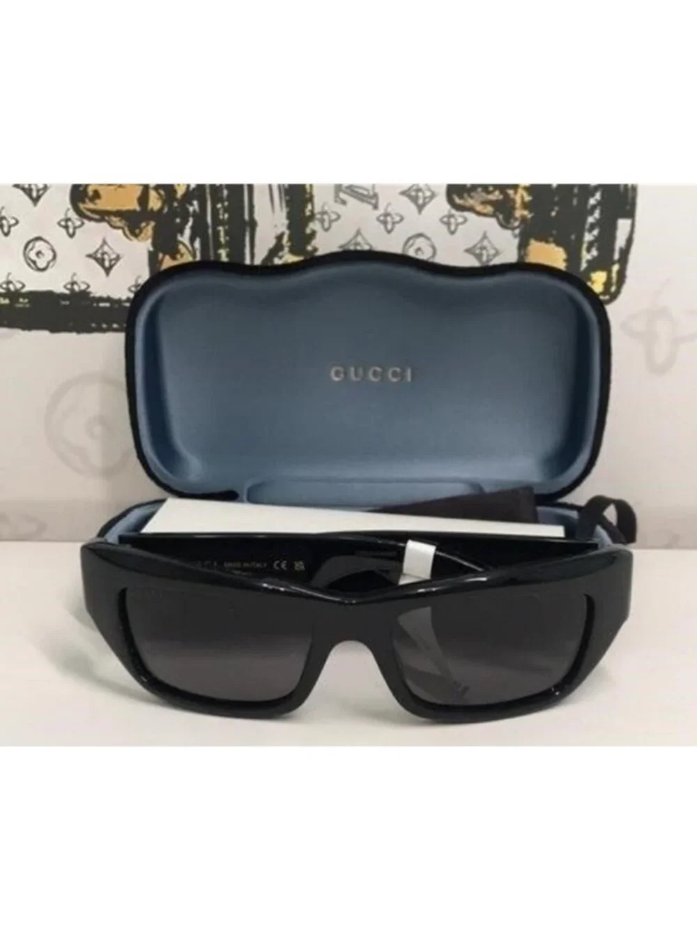 ✨ Luxury New Authentic Gucci GG1296S 001 Sunglasses ✨